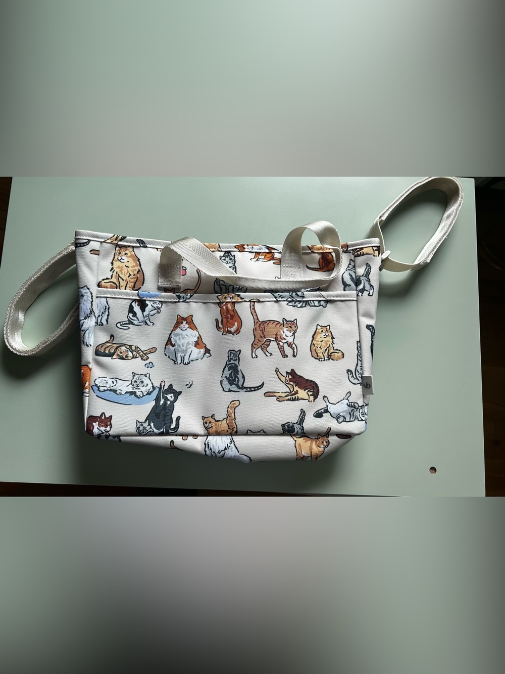 Vera Bradley Outlet Lighten Up Everything Organizer Tote - A Cat’s Life Print - Picture 2 of 10